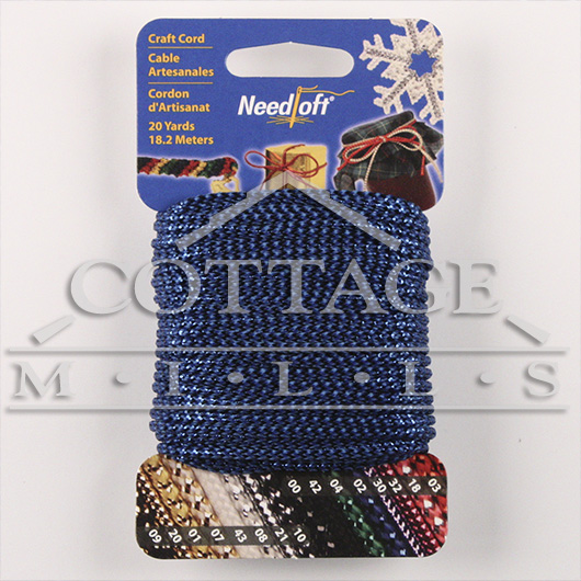 20 Yard Needloft Cord - Metallic Blue - #55002