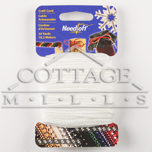 20 Yard Needloft Cord - Solid White - #55043